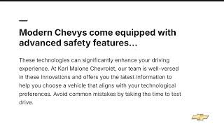 How to Choose a Chevy in Park City (Karl Malone Chevrolet)