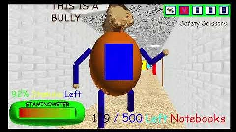 Baldi Basics But it