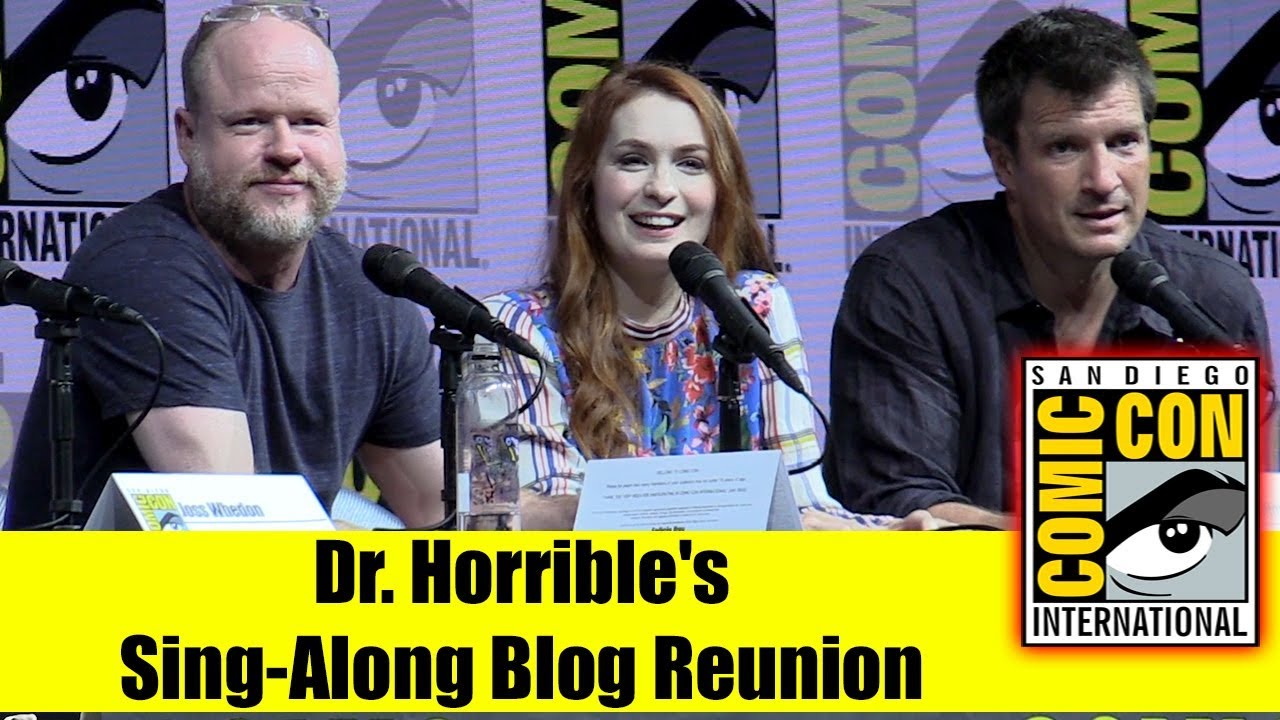 Dr Horrible S Sing Along Blog Comic Con Full Panel Joss Whedon Nathan Fillion Felicia
