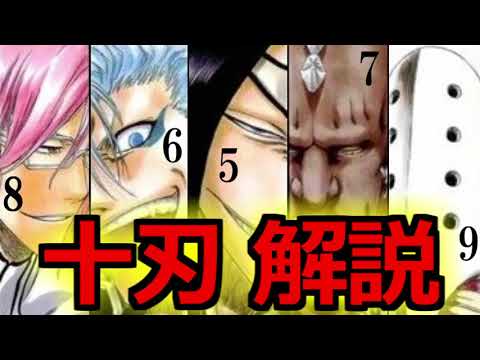 Bleach エスパーダを解説 十の死の形を司る者達 第９十刃 第５十刃 ゆっくり解説 Youtube