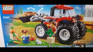 LEGO 60287 Tractor Unpacking and Assembly Трактор Розпакування та складання