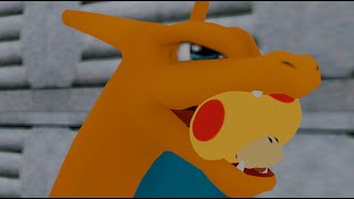 Charizard And Chespins Colossal Chase Macro Pokemon Blender Growth Animation