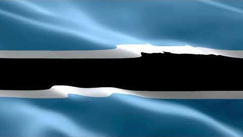 Botswana Flag Video Background HD | High Quality Flags | Free Stock Video | Siddam Bharat