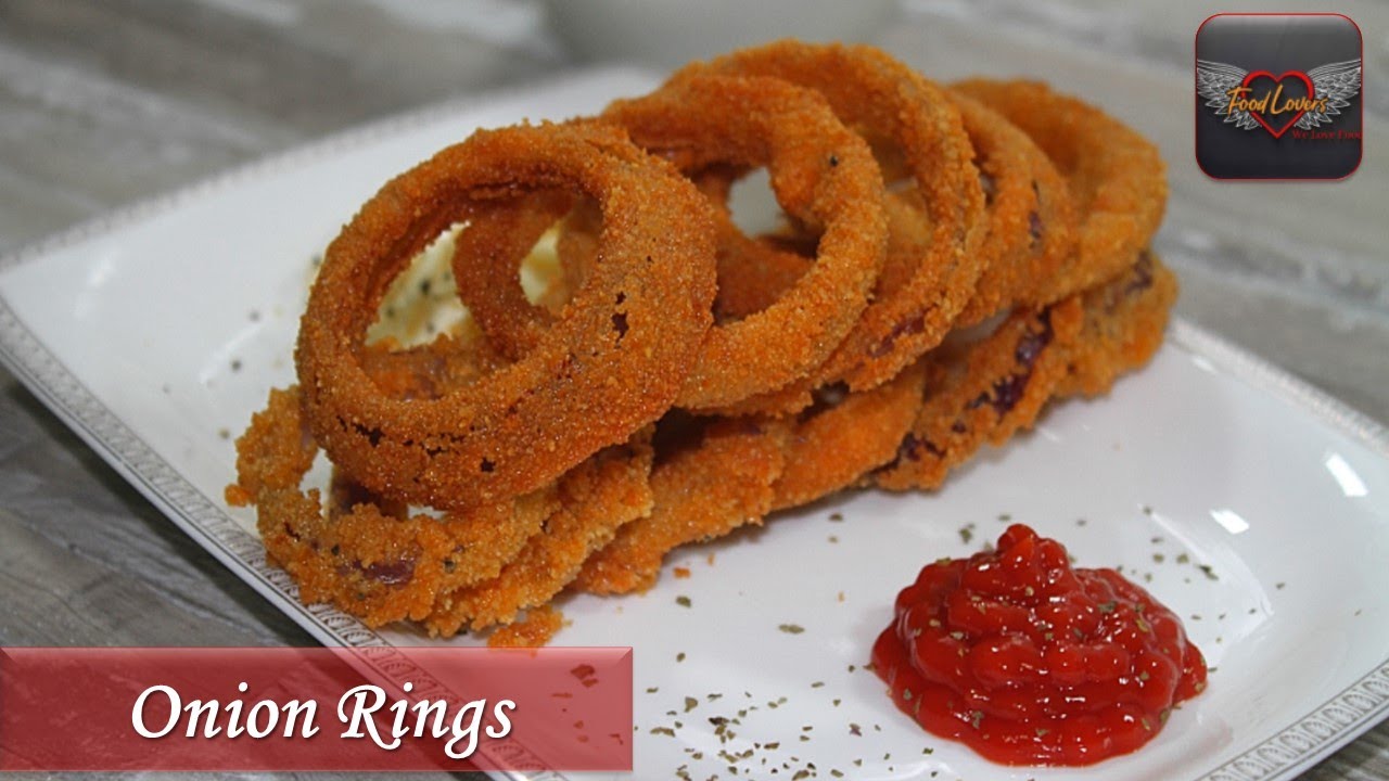 Einfache ONION RINGS Selber Machen, Homemade Onion Rings, Evde Kolay