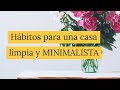 Tips para Mantener tu casa limpia CON HIJOS ✔️ MINIMALISMO