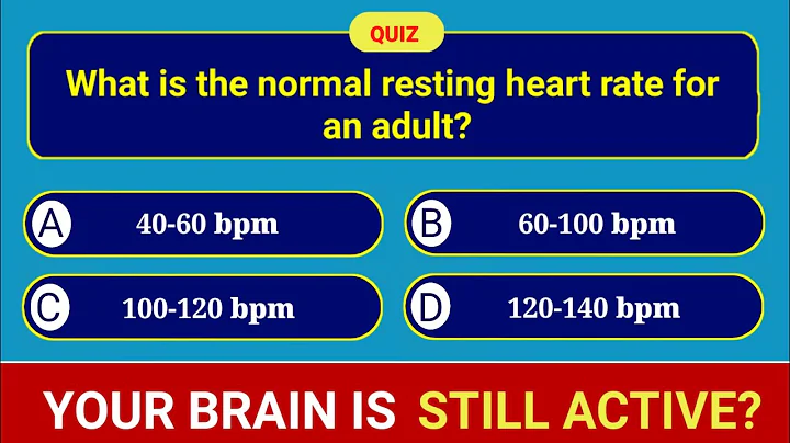 IF YOU GET 7 OUT OF 20, YOUR BRAIN IS STILL ACTIVE! GENERAL KNOWLEDGE QUIZ