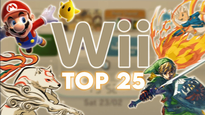 Les 25 Meilleurs Jeux WII