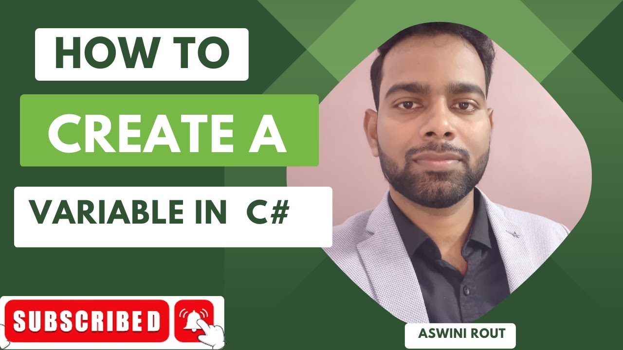 How to create a variable in C# - Session 7 - YouTube