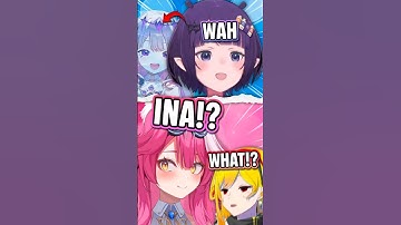 Biboo confused everyone with her Ina impression...
