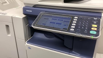 How to Find the IP Address on Toshiba e-Studio Copier
