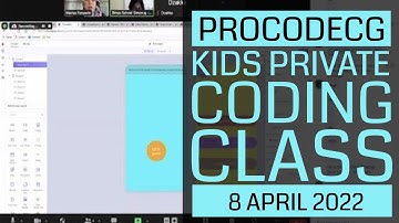 ProCodeCG Kids Weekday Coding Class - Friday - 8 April 2022