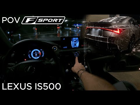 LEXUS IS500 FSport 2023 V8 Performance POV Drive and Impressions | SportMode+