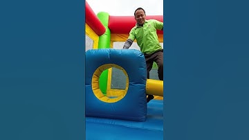 Grown Up, But the Magic of Slides Still Attracts Me #inflatable #slide #funny #jump