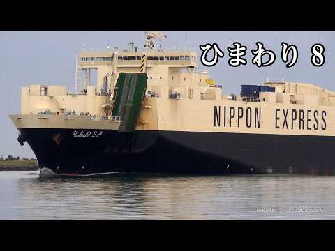 ひまわり8 日本通運 NIPPON EXPRESS RORO船 苫小牧港入港