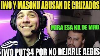 MASOKU Y IWO SE VACILAN CON LOS CRUZADOS LO PUT34 A SU OFF POR AGARRARSE EL AEGIS!! | DOTA 2