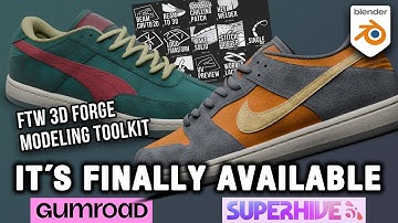 It’s Finally Available! 👟 Blender Tools for Shoe Designers 🚀