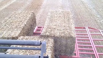 Big bale accumulator on trial fendt 936 new Holland 1290 part1