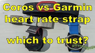 Coros vs Garmin heart rate straps. Which one to trust?