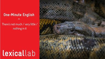 ONE-MINUTE ENGLISH: There