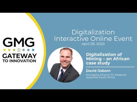 GMG Online Event: Digitalization of Mining – an African case study