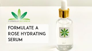 How to make a Natural Rose Hydrating Serum