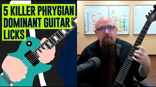 5 Killer Phrygian Dominant Guitar Licks Guitar Lesson