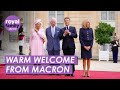 King Charles and Queen Camilla Enter Presidential Palace with President Macron