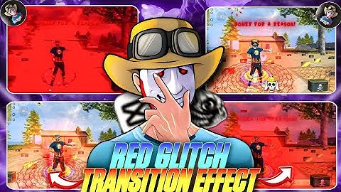 Viral 🥵 Red glitch effect 🤯 editing tutorial like @BONEX4_FF || Bonex ff editing tutorial