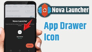 how to get app drawer icon in nova launcher