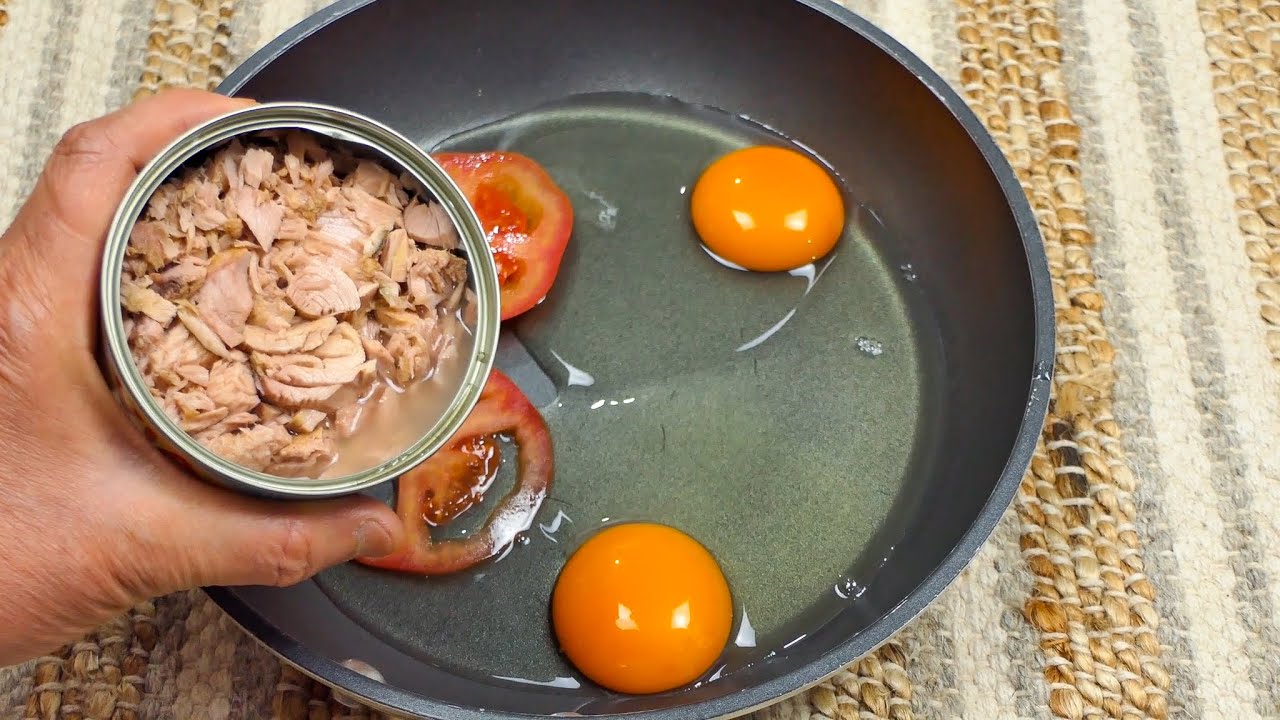 Haben Sie Eier und Thunfisch in Dosen zu Hause Einfachstes ...