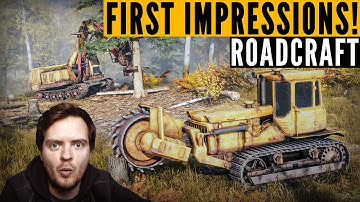 I PLAYED the RoadCraft DEMO (GAMEPLAY first impressions)