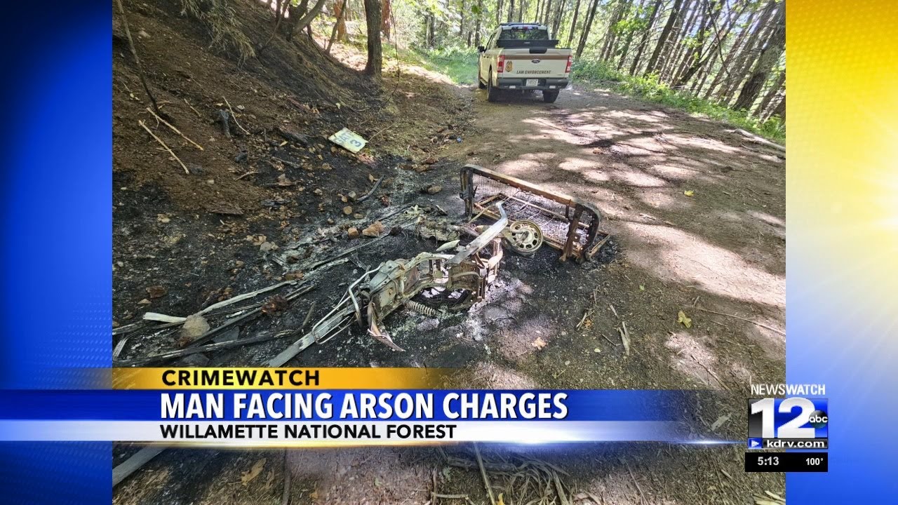 Man facing arson charges in Lane County - YouTube