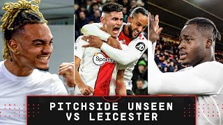 PITCHSIDE UNSEEN: Southampton 1-0 Leicester City | Premier League