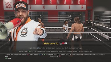 WWE 2K22 - Xbox Series X Full Gameplay Tutorial Mode (How To Play) [1080p 60FPS HD]