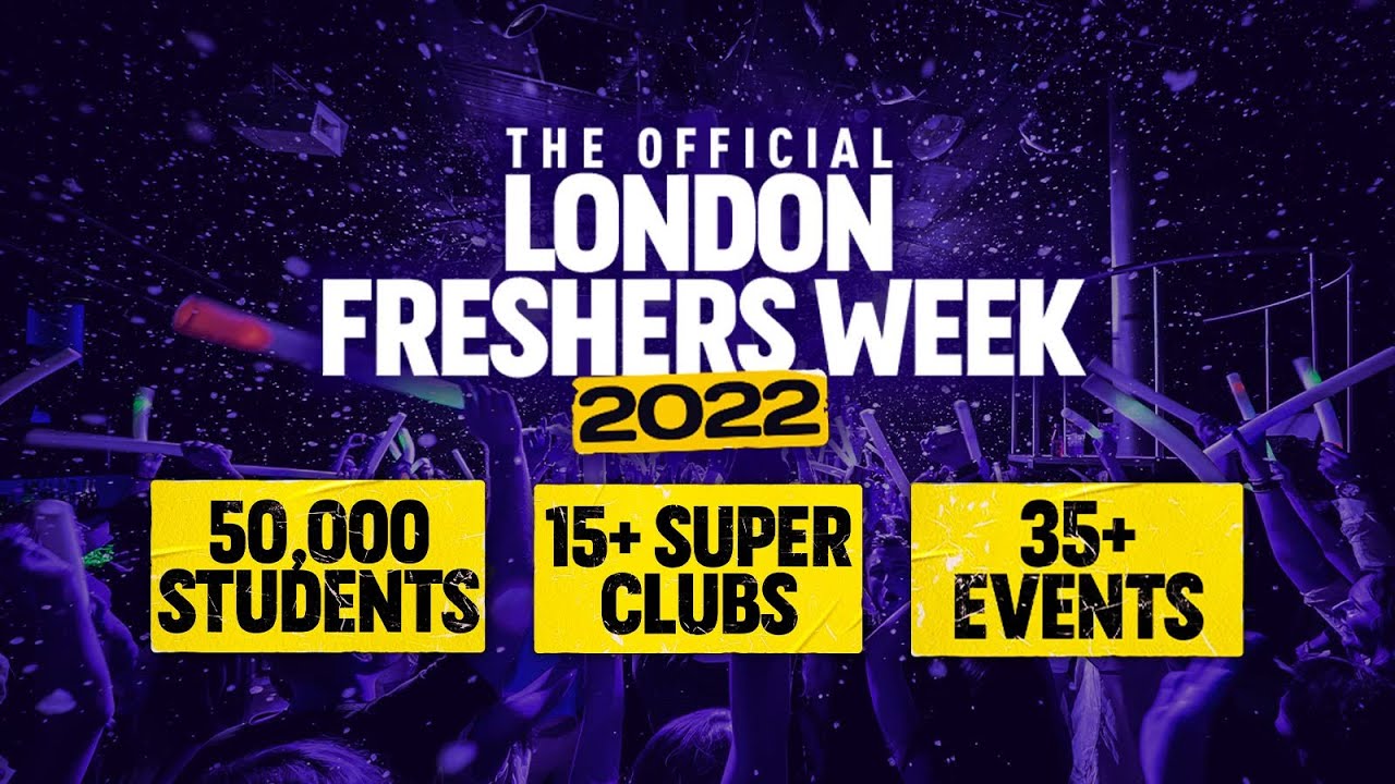 THE 2022 OFFICIAL LONDON FRESHERS WRISTBAND! 4 WEEKS / 35+ EVENTS / 15 ...