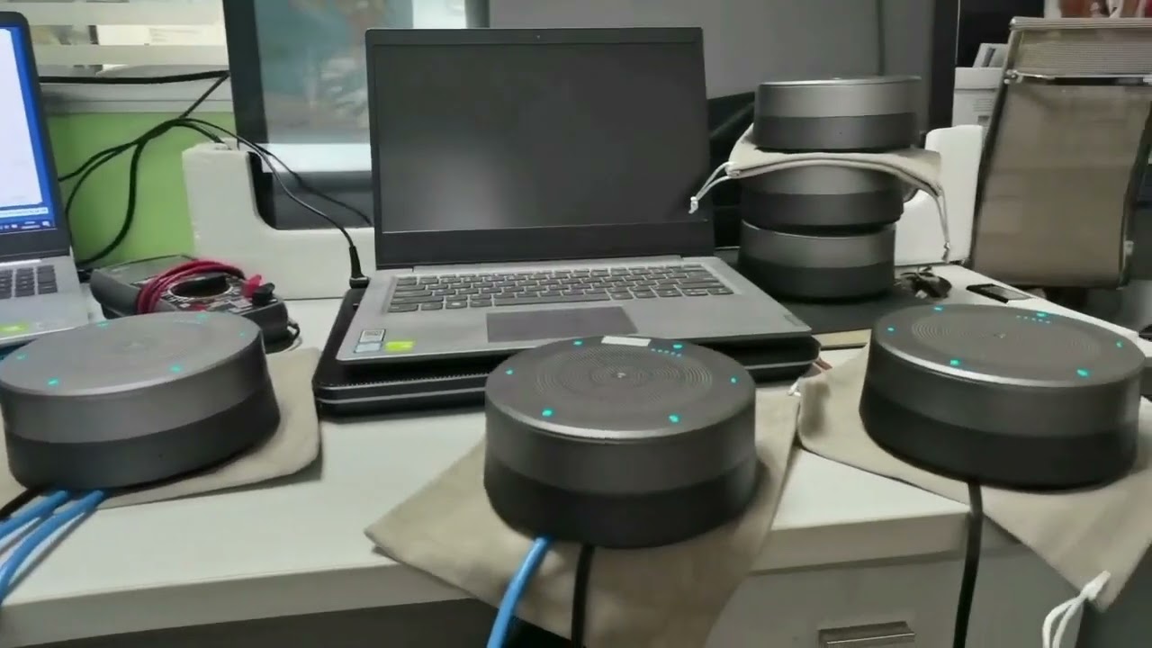 Enhance your meetings with YVC810-GP8 conference omnidirectional speaker with microphone