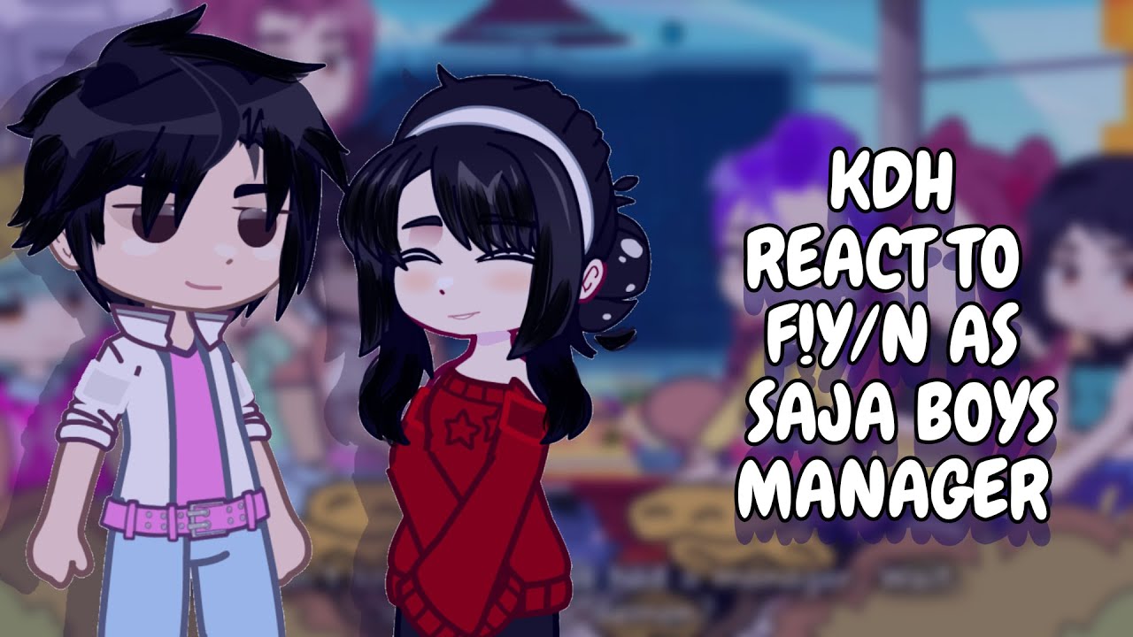 KPop Demon Hunters React To F!Y/N As Saja Boys Manager || Gacha React