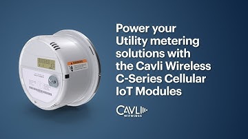 Power your  Utility metering solutions with the Cavli Wireless C-Series Cellular IoT Modules
