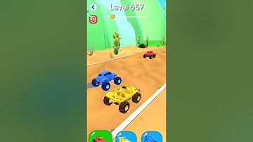 657. Level. Shape shifting game very cool and gnarly hyper casual game.#shapeshifting #shorts #games