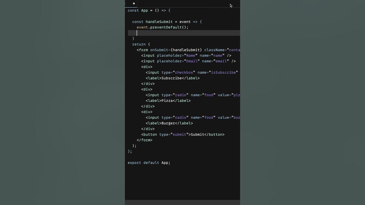 Get Input Values in ReactJS Without State or Refs #shorts #reactjs # ...