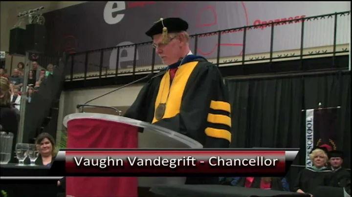 SIUE - 2012 Spring Commencement - Vaughn Vandegrif...