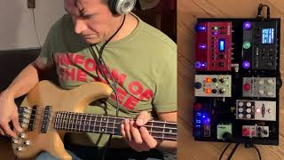 HX-Stomp, Boss RC-500, Ellio Bass and Digitech SDRUM