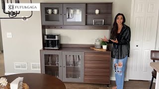 Large Storage Cupboard Pantry Kitchen Review | FUFU&GAGA