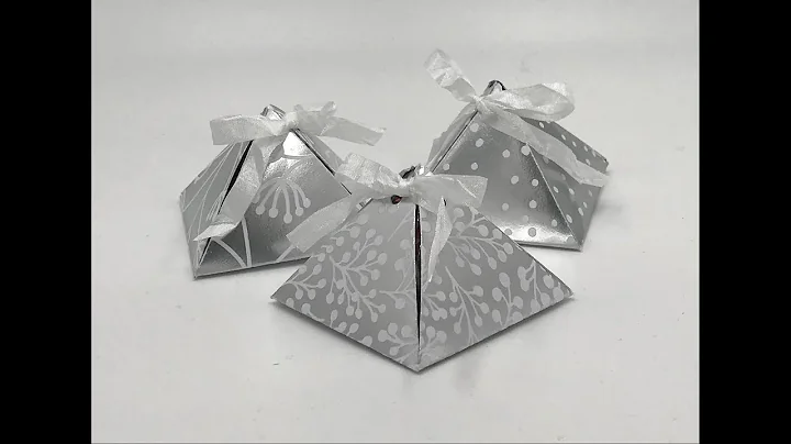 Christmas table favour #5 Pyramid Box Using Feels ...