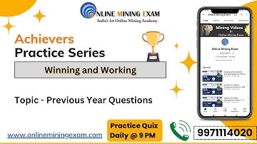 Previous Year Questions Quiz-4 | Winning and Working | DGMS MMR CMR 2022 | Target 100% Success