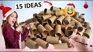 5 MANUALIDADES NAVIDEÑAS CON ROLLOS DE PAPEL HIGIENICO