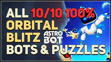 Orbital Blitz All Bots and Puzzle Pieces Collectibles 100% Walkthrough Astro Bot