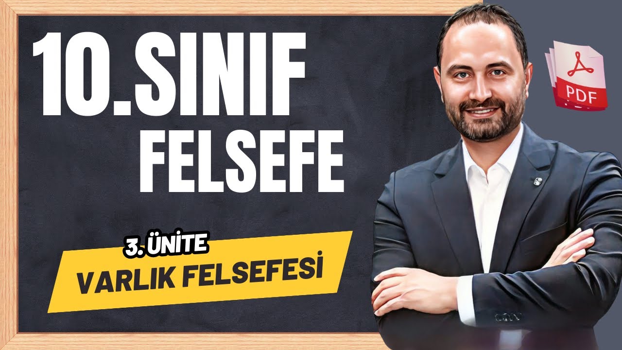 Varlık Felsefesi | 3. Ünite Etkinliklerinin Cevapları | 10. Sınıf Felsefe | Maarif Modeli 2026