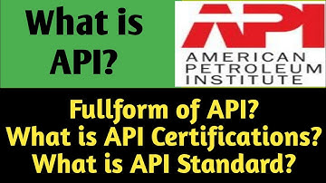 What is API | Fullform of API | Why API is Required|What is API Standard|Explain API |API Meaning