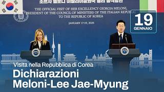 Download Lagu Le dichiarazioni del Presidente Meloni e del Presidente della Repubblica di Corea Lee Jae-Myung MP3